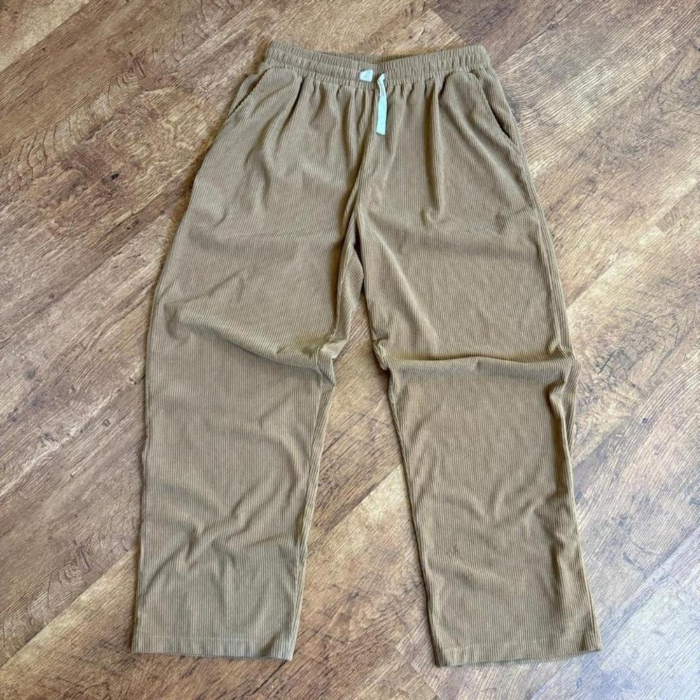 vintage earthy brown baggy wide leg‎ pants 🧋 gorpcore skate trousers